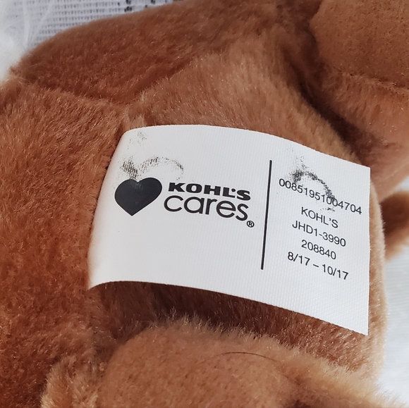 Brown Bunny Rabbit Going On An Egg Hunt Stuffed Plush 13” Kohls Cares Easter - Picture 5 of 5